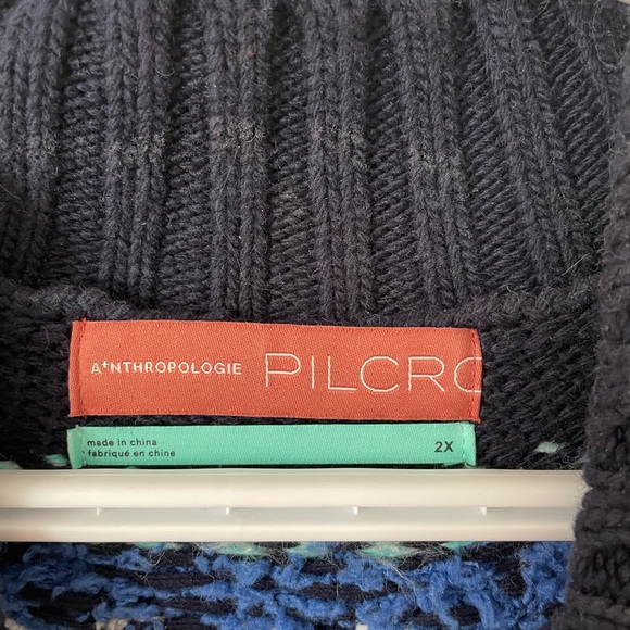 Anthropologie Pilcro Selene Fleece Fairisle Sweater - Picture 5 of 6